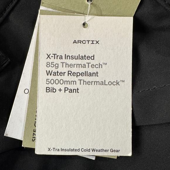 Arctix Womens X-Small 33L Snowboarding Ski Pants Insulated Zip Pockets Black New - Picture 13 of 16